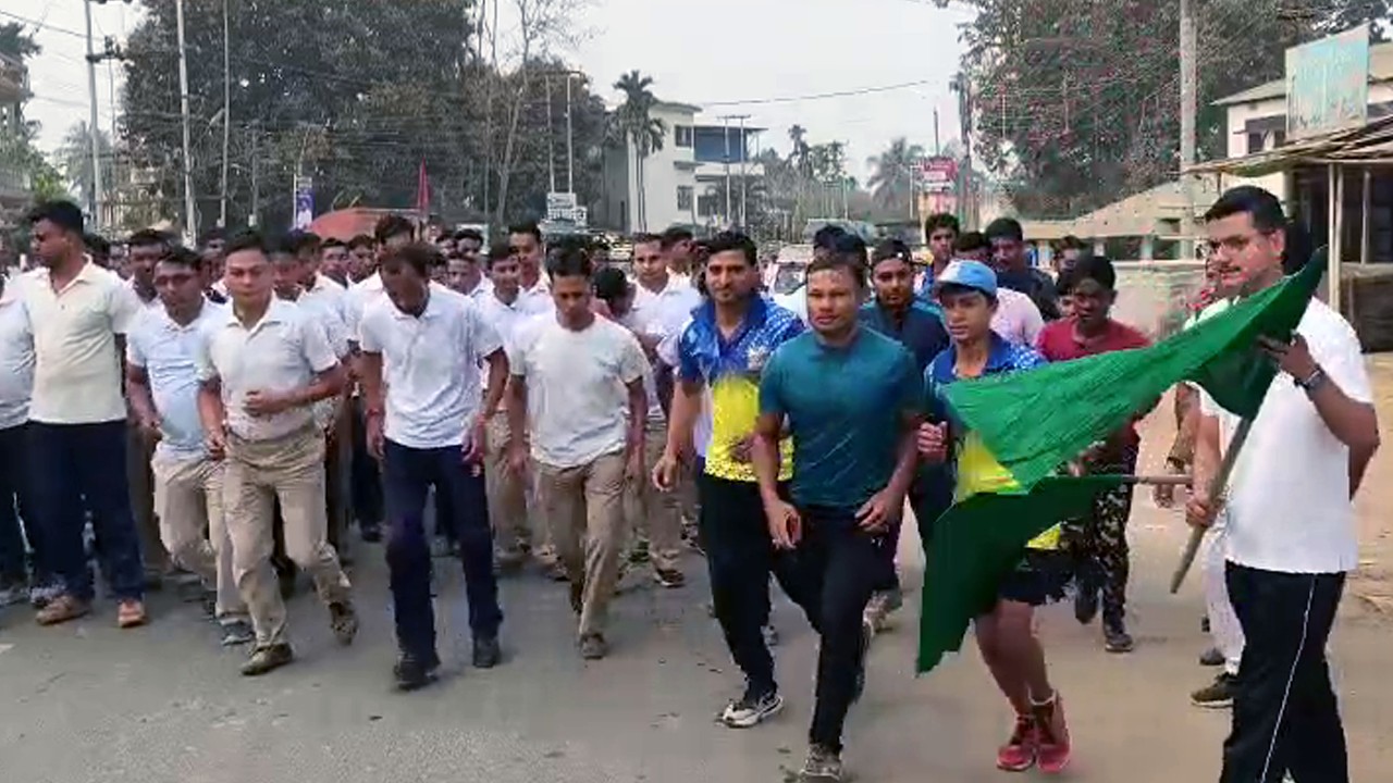 Gomati District Police observed Run for Neshamukti Tripura’