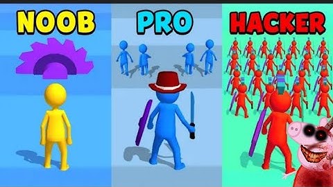 Join Clash 3D Gameplay Walkthrough Part 1 (iOS, Android) All levels Clashes Noob vs pro vs hacker