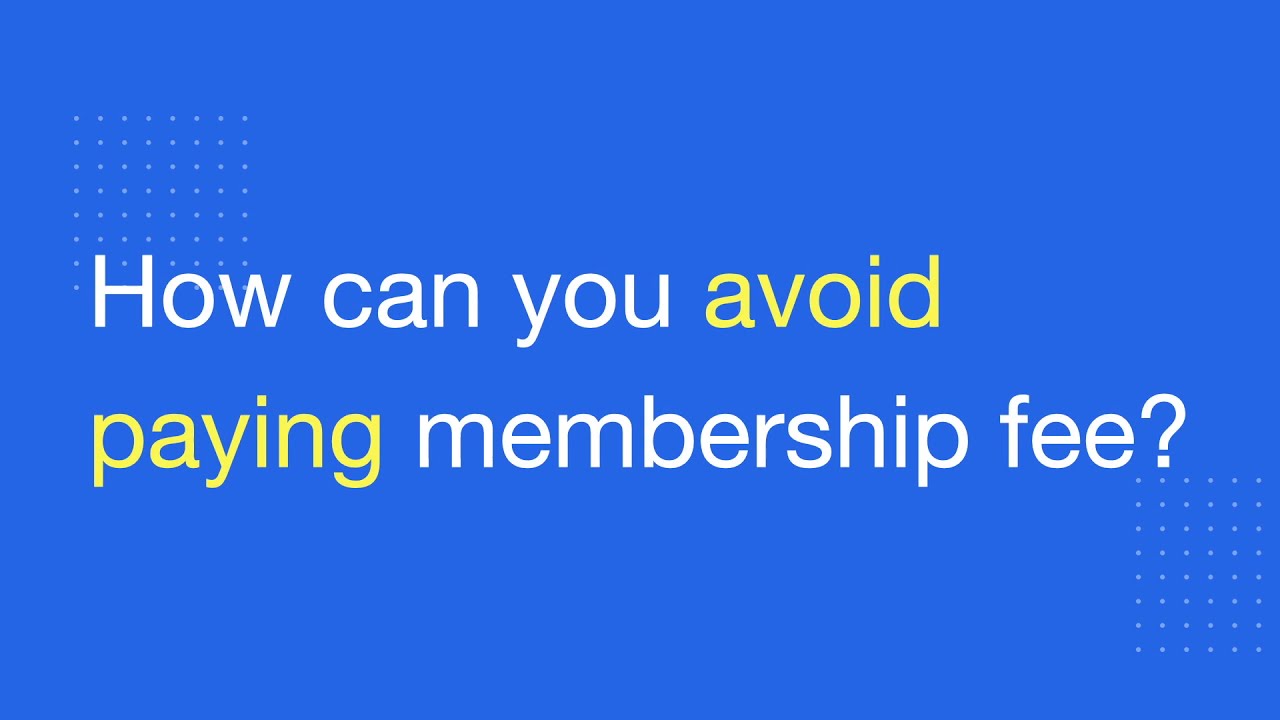 How to avoid membership fee on ZebPay!