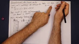 Wahrscheinlichkeitsrechnung - Teil 11.5 - Erwartungswert Der Summe Von Zwei Zufallsvariablen