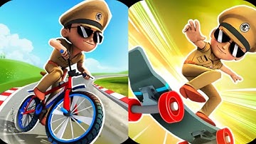 Little Singham Cycle Race VS Little Singham Super Skater Game 2025 Gameplay Android, ios Part 2