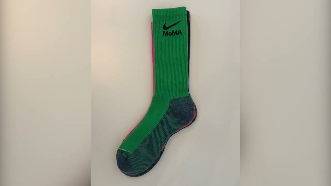 MoMA ナイキ エブリデイ ソックス ブルー XL 27－29cm(ブルー