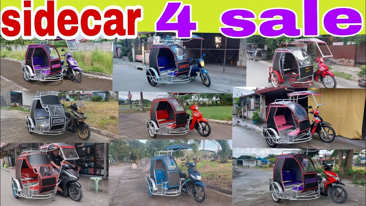 SIDECARS FOR SALE, 6 DESIGN'S AND ANY COLOR COMB. U CAN CHOOSE. (ORLY SIDECARS, CABUYAO LAGUNA