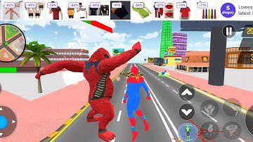 Spider Robot Hero Car Gameplay || mobile gameolay