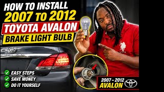 how to install 2007 toyota avalon brake light