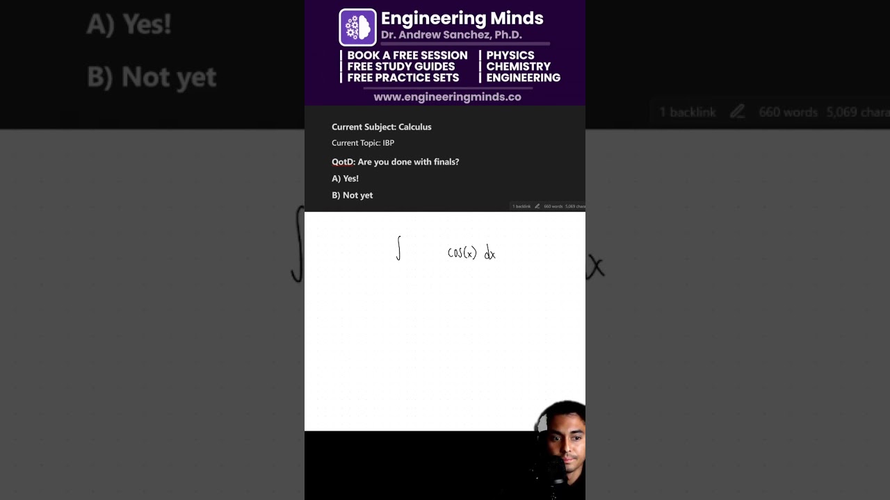 Integration by Parts, Introduction to Series, Optimization Word Problems [Livestream]