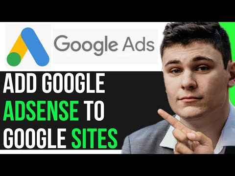 ADD GOOGLE ADSENSE TO GOOGLE SITES (SUPER EASY)