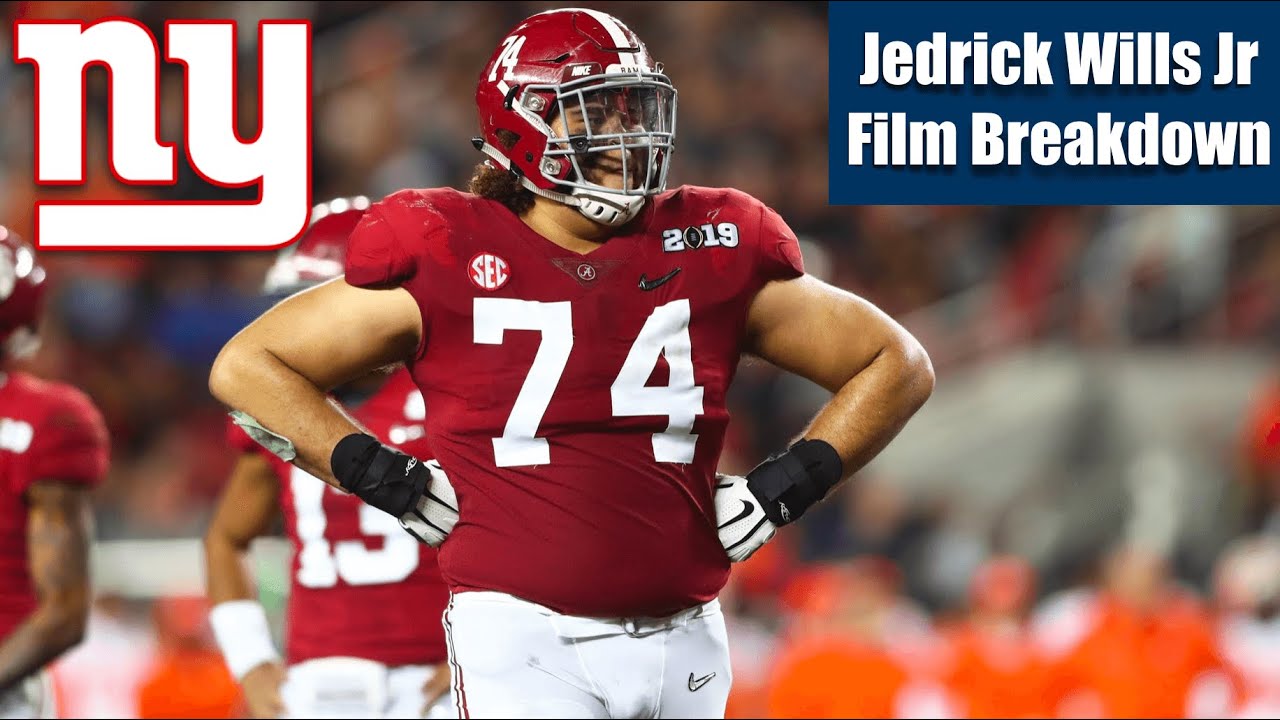 Jedrick Wills Jr Film Study (Potential Giants Draft Pick)