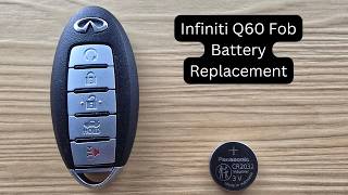 How To Replace or Change Infiniti Q60 Remote Key Fob Battery 2020