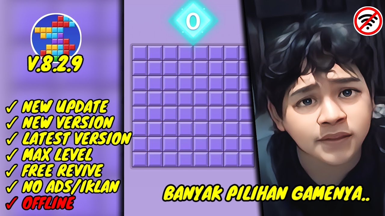 Block Blast MOD Apk v8.2.9 New Update - Menu, Unlimited Crowns, No Ads || REVIEW & GAMEPLAY‼️