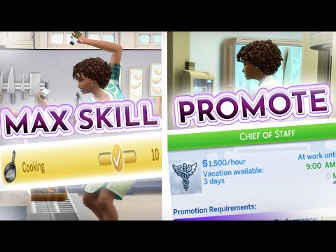 Sims 4 CHEATS SKILLS  + Sims 4 PROMOTION CHEAT | How to cheat Sims 4 (Sims 4 tutorial for beginners)