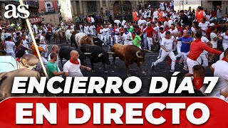EN DIRECTO, SÉPTIMO ENCIERRO de SANFERMINES (14 de JULIO) | SAN FERMÍN 2025
