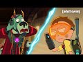 Morty unleashes terror  rick and morty  adult swim