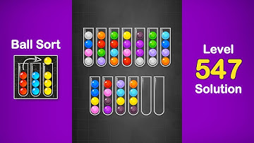 Ball Sort Puzzle Solution Level 547