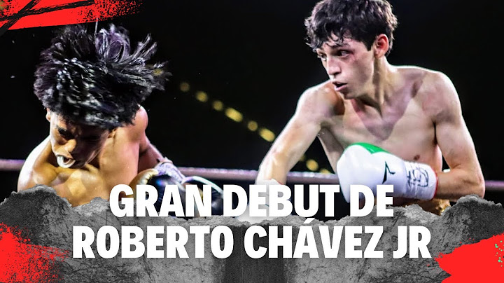 ROBERTO CHÁVEZ JR DEBUT CON VICTORIA ANTE RICARDO ROBLES