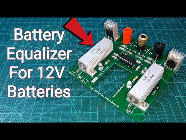 How to make 12V (24V) Battery Equalizer / Battery Balancer 