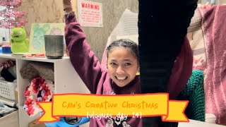 Im Fighting This Scarf Cams Creative Christmas Vlogmas Day 14