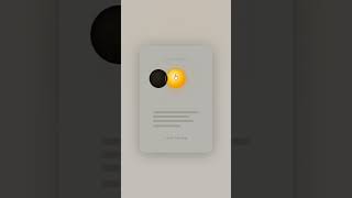 I made a Dark Mode toggle that looks like a Solar Eclipse 🌑 #shorts #daytonight