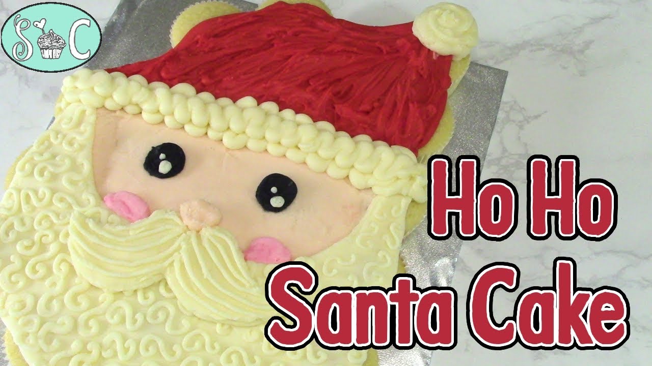Ho Ho Ho SANTA CUPCAKE CAKE | Sweetwater Cakes - YouTube