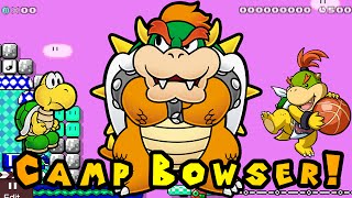 Super Mario Maker - Creating CAMP BOWSER!