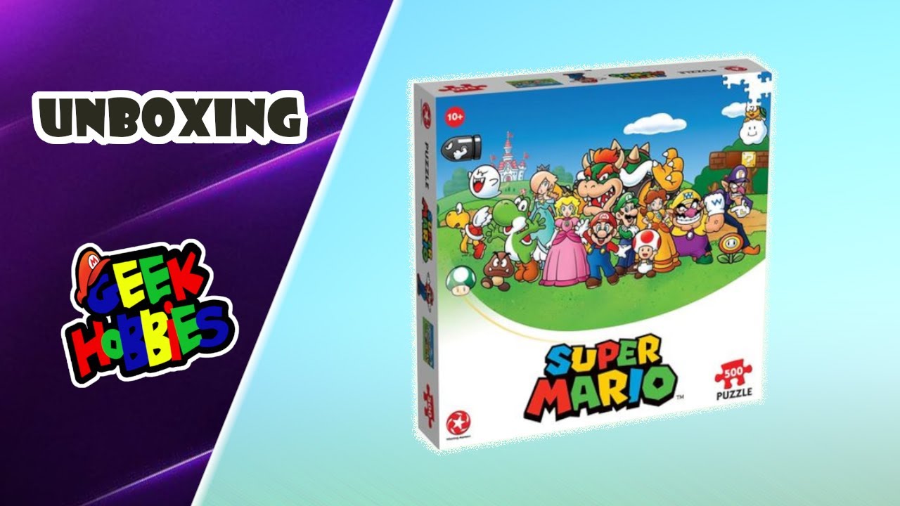 Super Mario Puzzle 500 Piece - [ Unboxing ] 
