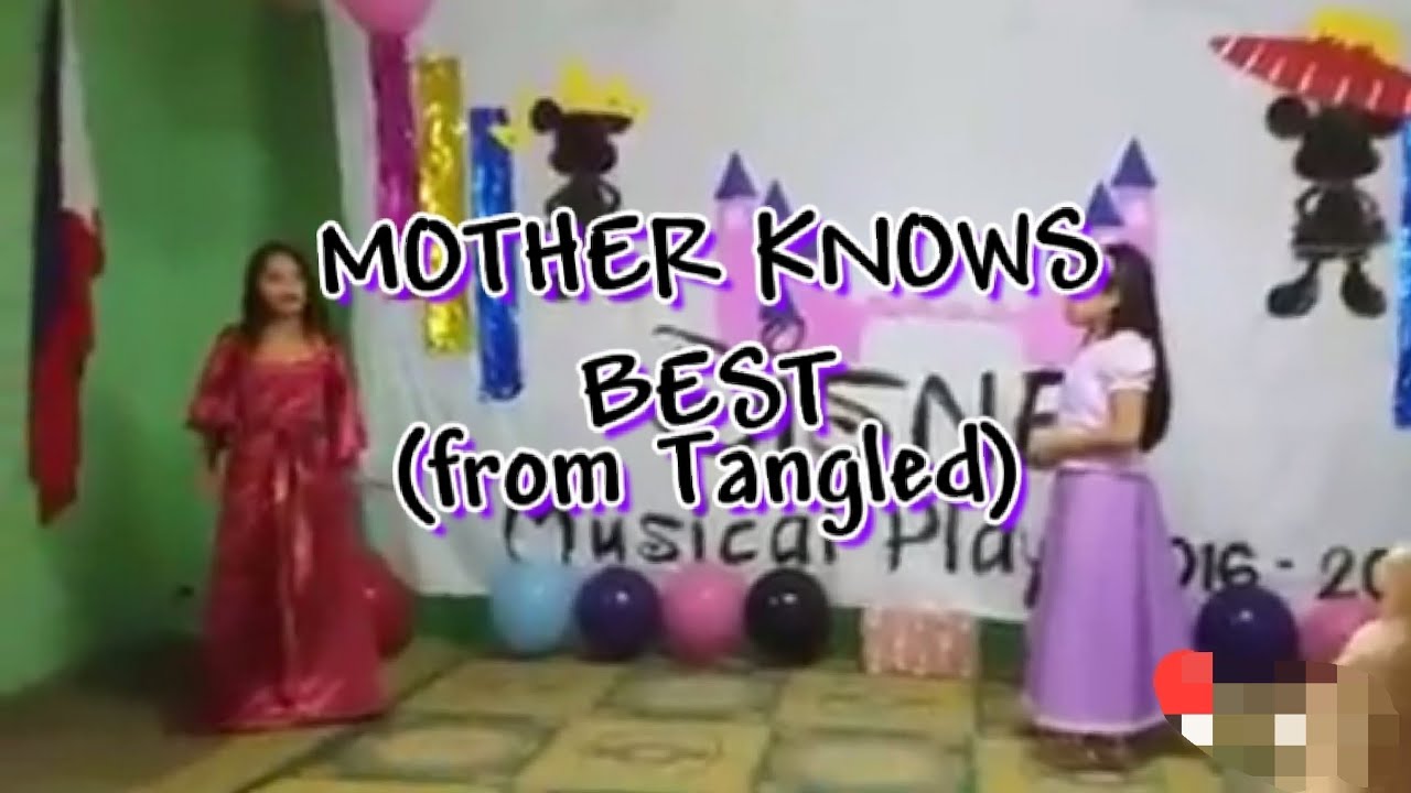 Mother Knows Best (From Tangled) Kids Musical Play throwback