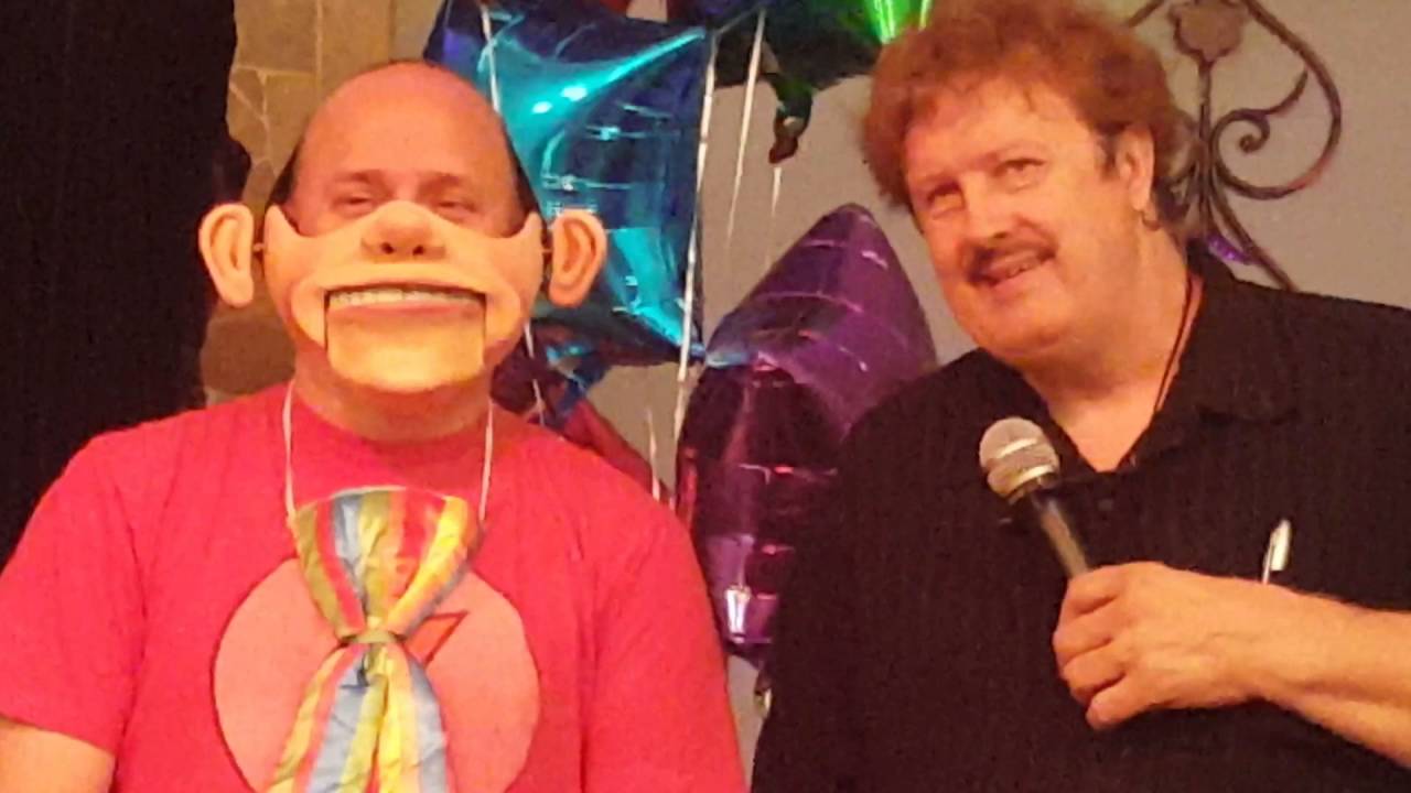 Otie having fun with ventriloquist mask YouTube