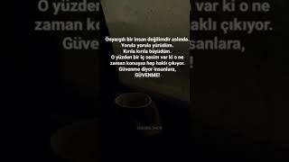 İnsanlara Güvenmeyin... Şfetteyiz