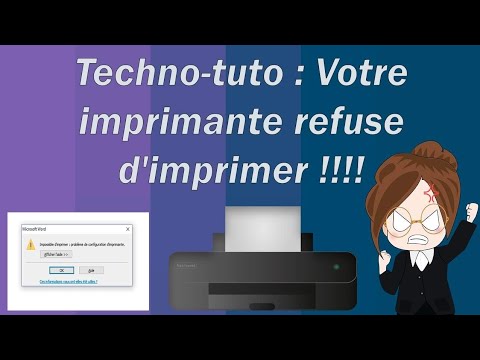 tutotech #2 : Votre imprimante refuse d'imprimer !!!!