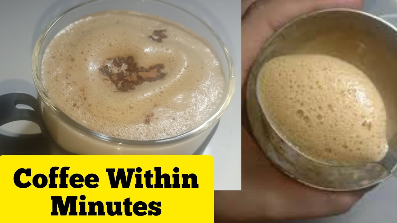 Coffee within Minutes HOT COFFEE RECIPE Cappuccino Coffee Recipe at