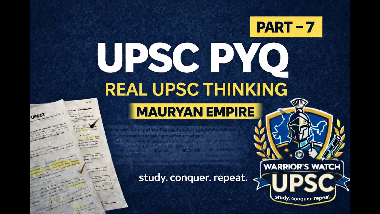 “UPSC PYQs Explained | CDS & CAPF | GS & GK | Part-7”