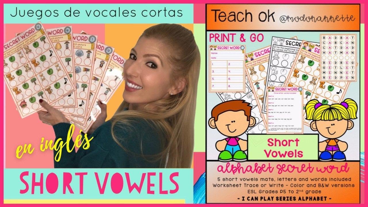 Juegos De Las Vocales En Ingles