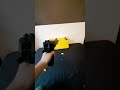 Shooting  A Lego Gun At Lego Bricks (Lego Desert Eagle by Snyzer Tech)