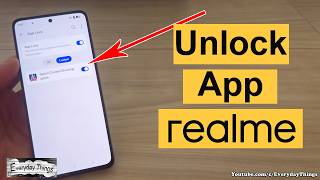 How to Unlock a Locked App on Realme (App Lock)