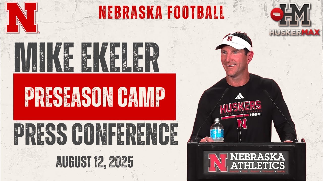 Nebraska Football Special Teams Coordinator Mike Ekeler - Preseason Camp August 12, 2025