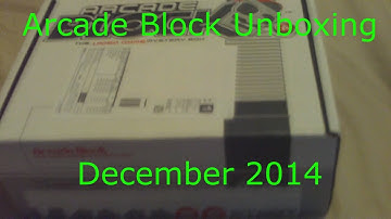 Arcade Block Unboxing - December 2014