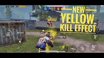 HOW TO GET YELLOW KILL EFFECT IN PUBG | YELLOW DAMAGE  EFFECT IN PUBG | PUBG MOBILE 0.17.0 UPDATE.