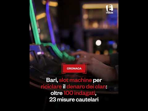 Video Bari, slot machine per riciclare il denaro dei clan: oltre 100 indagati, 23 misure cautelari