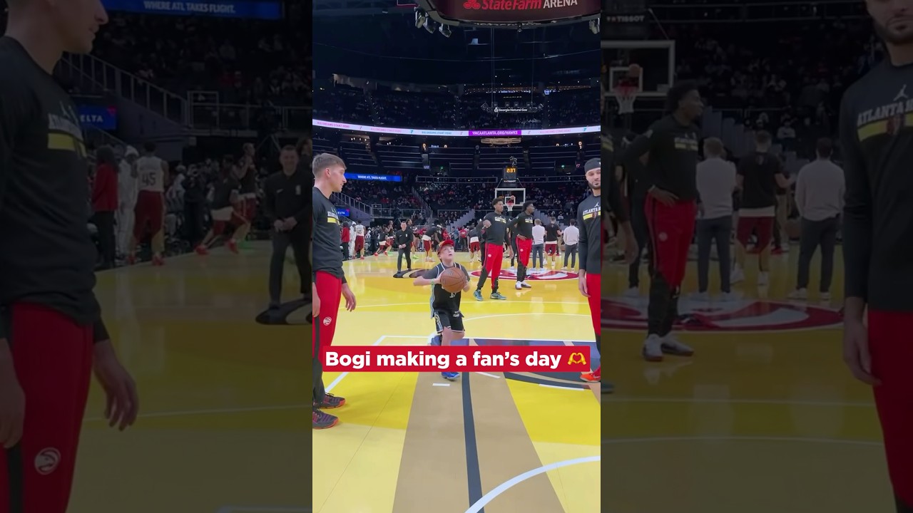 A lasting memory for this young Hawks fan 🥹 
