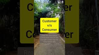 What Is The Difference Between A Customer and a Consumer? #brand #sales #marketing #100days #learn