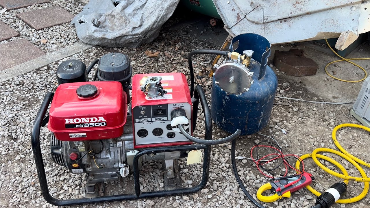 Переоборудование генератора Honda на пропан