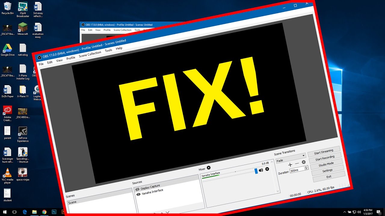 Obs Blackscreen Obs Blackscreen