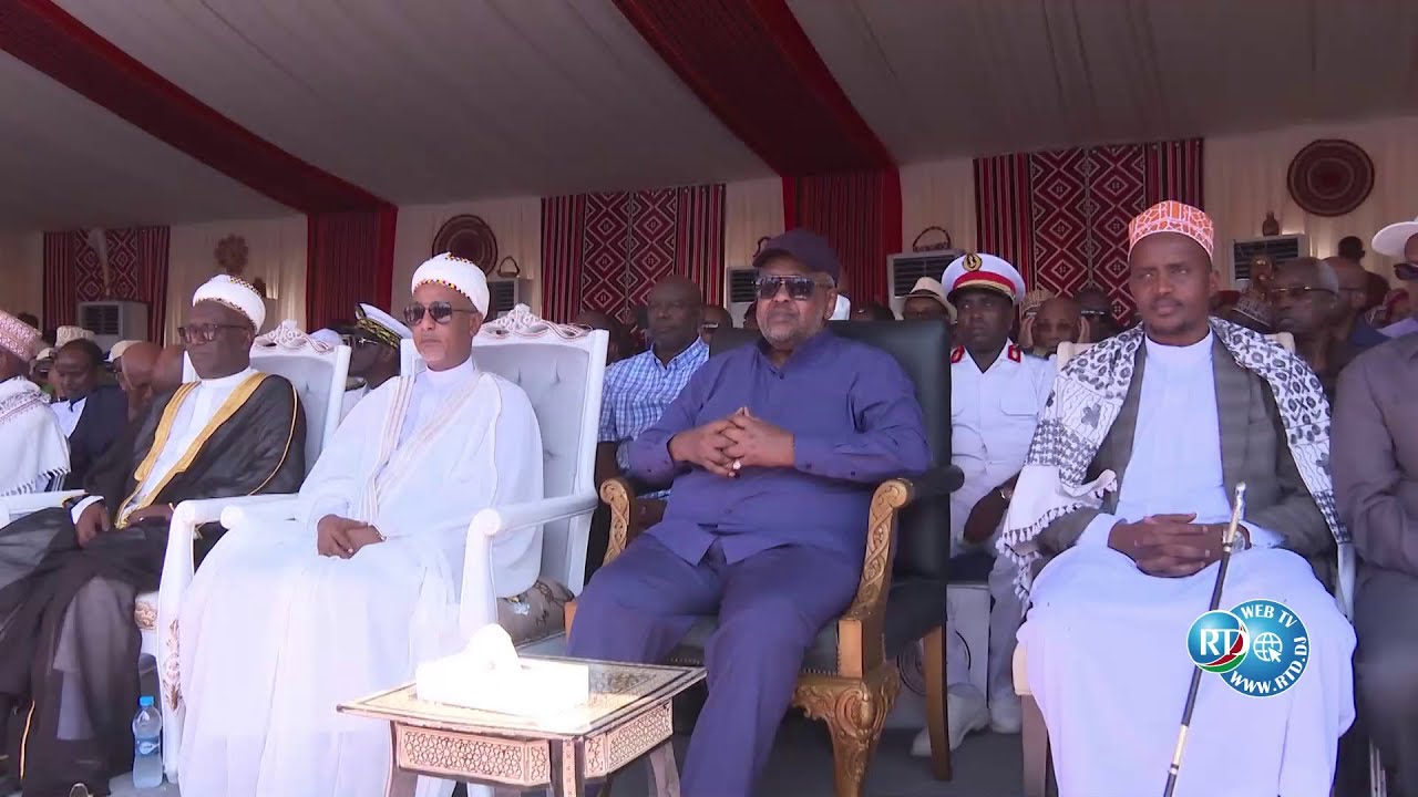 Le Président Guelleh et la Première Dame prennent part à la cérémonie d’intronisation