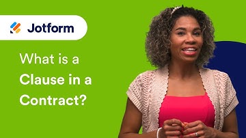 What is a clause in a contract?