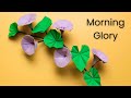 How to Make an Origami Morning Glory Step by Step