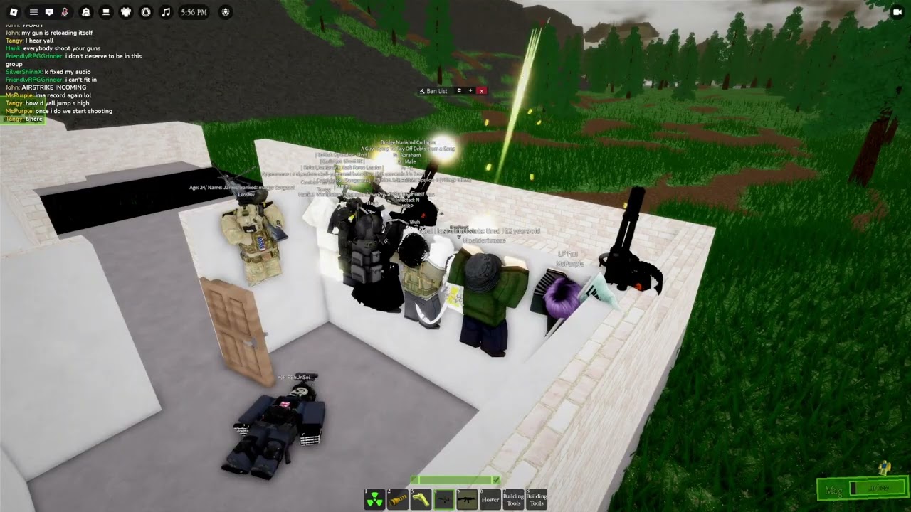 Funny Moment Old compound construction Zombie Apocalypse Roleplay: Shadows over Arapaho Admin build
