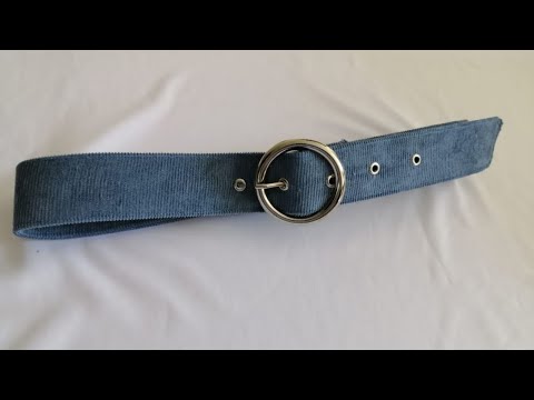 Video: Cómo Coser Un Cinturón Con Tus Propias Manos