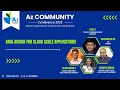 AMA-Design for Cloud Scale Applications | Saranya,Ilyas,Karthikeyan,Sajeetharan | AzConf | AzConfDev