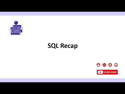 SQL Recap  | Data Analytics Tutorial #26