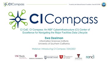 Webinar: Introducing CI Compass ft. Ewa Deelman